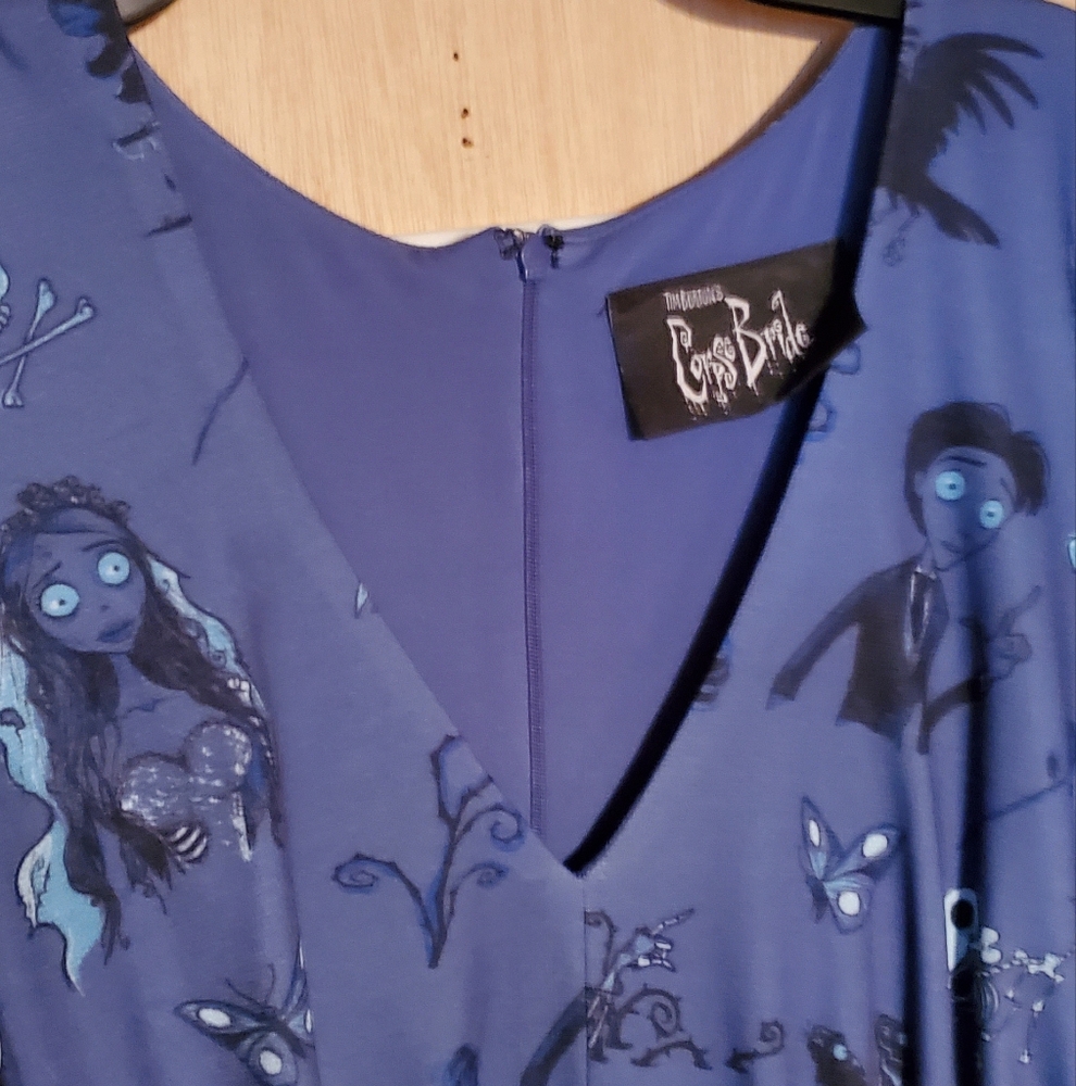 La Femme En Noir - Corpse Bride Beyond The Veil Dress, Size 2x EUC - Picture 4 of 7